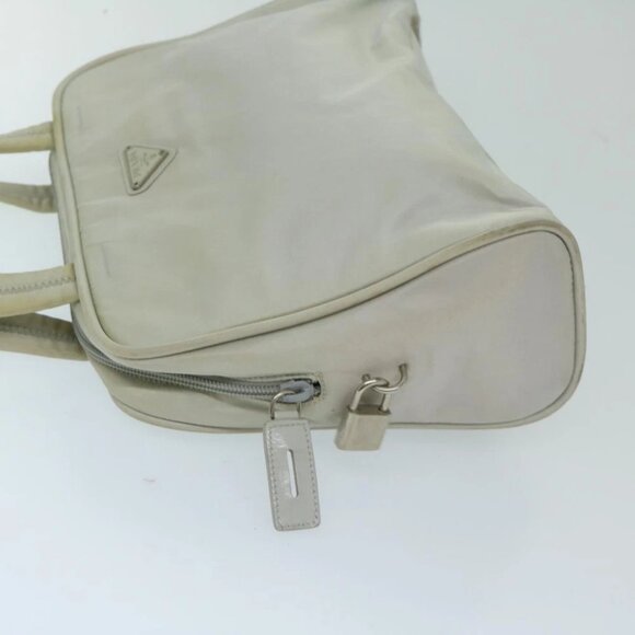 PRADA Hand Bag Nylon Gray Auth 68818 - Picture 5 of 14